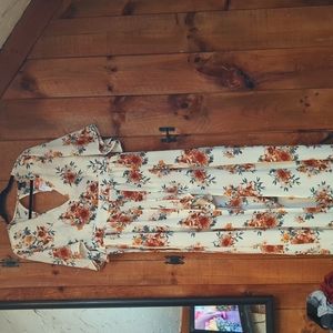 Jumper with shorts, open back